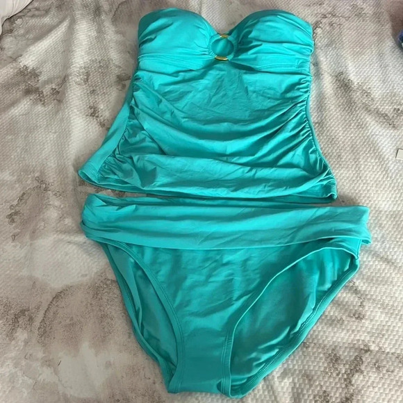 Bleu Rod Beattie WAVE RUNNER Ring Me up Bandini Swim Top and Bottom - Picture 5 of 11